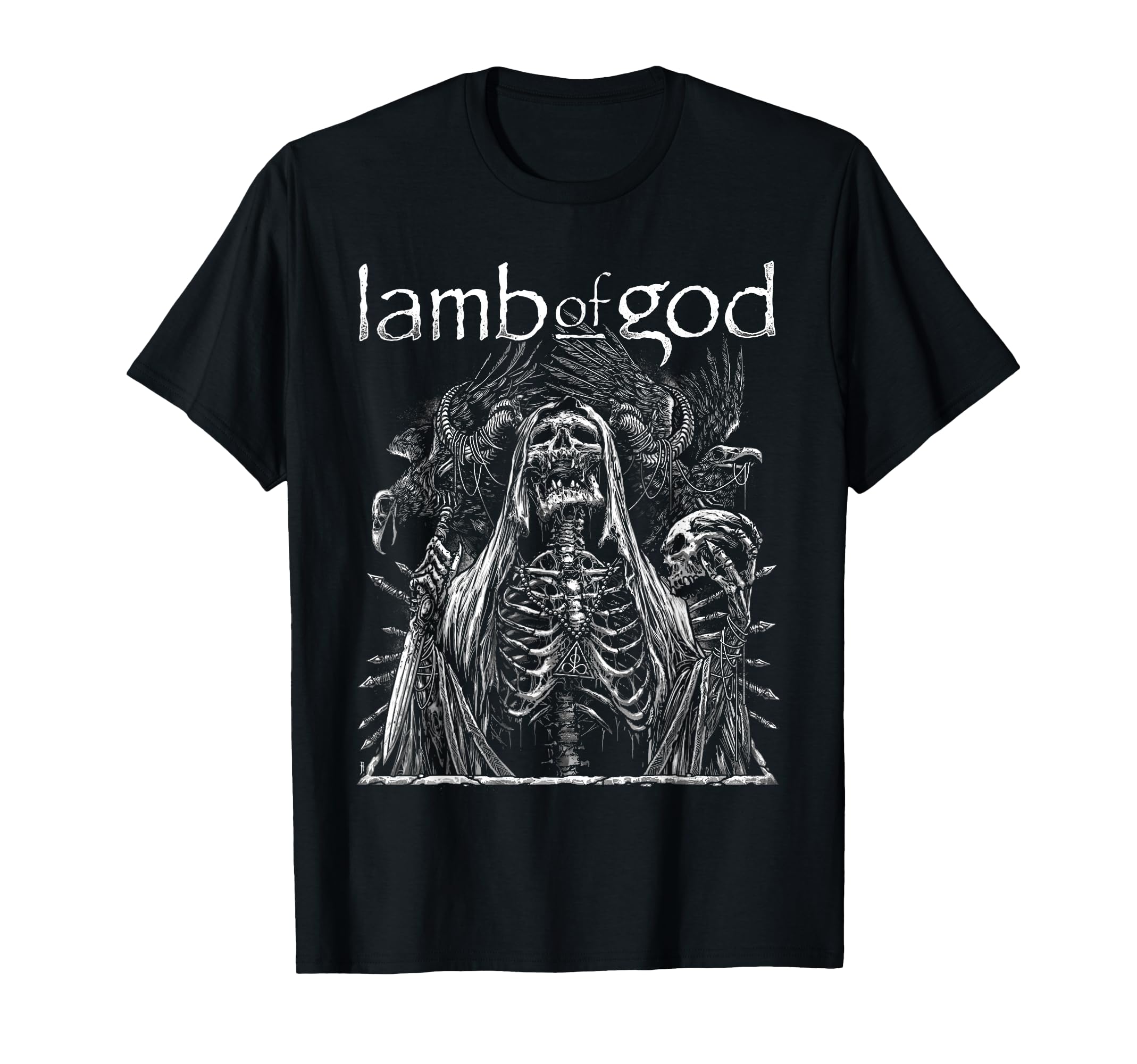 Amazon | Lamb of God The Deth Tシャツ | Tシャツ・カットソー 通販